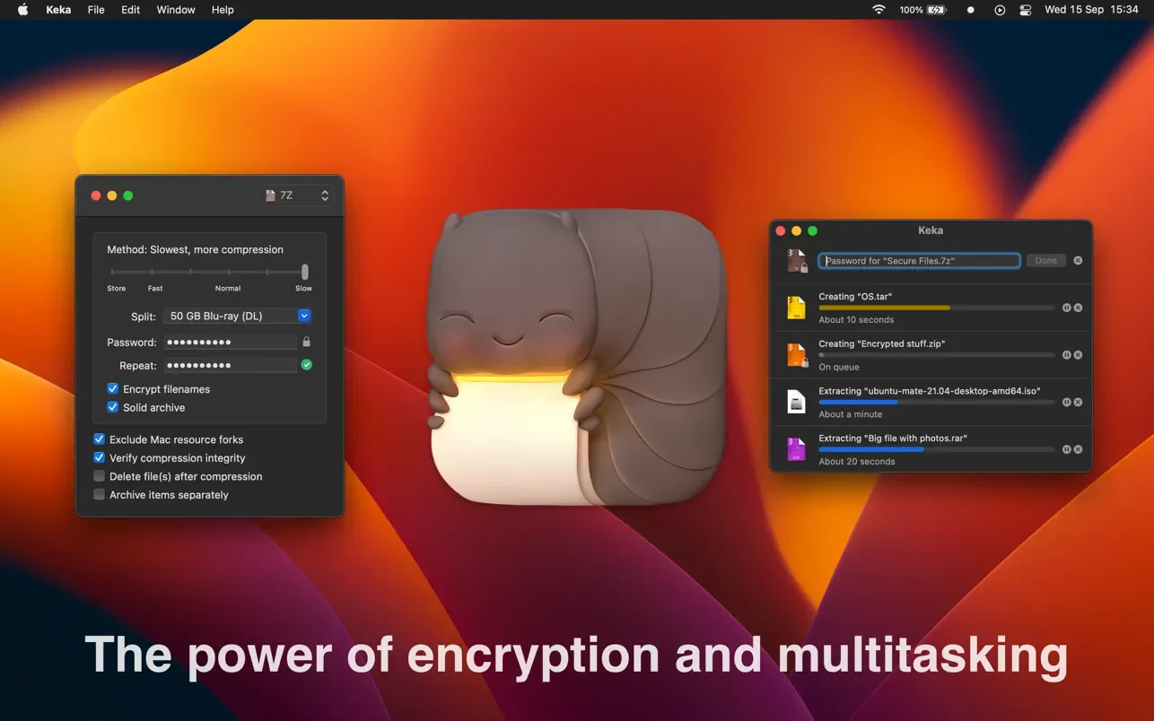 Keka v1.6.0 文件压缩解压归档管理工具 网盘下载