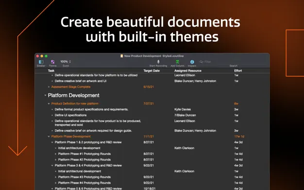 OmniOutliner Pro v5.15.0 流程大纲制作编辑软件