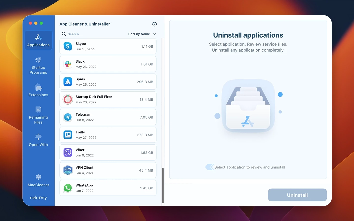 App Cleaner & Uninstaller v8.7.2 软件卸载工具 App Cleaner & Uninstaller v8.7.2 软件卸载工具