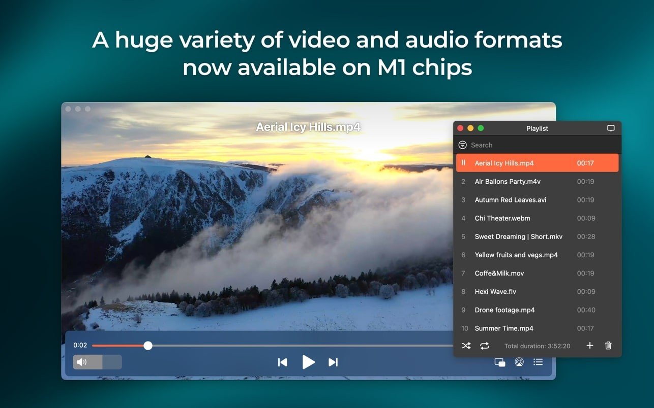 Elmedia Video Player Pro v8.23 支持 FLV, MP4, AVI, MOV, DAT, MKV, MP3, FLAC, M4V格式的播放器