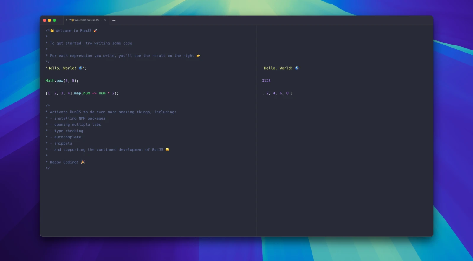RunJS v3.2.1 JavaScript代码编辑器 RunJS v3.2.1 JavaScript代码编辑器