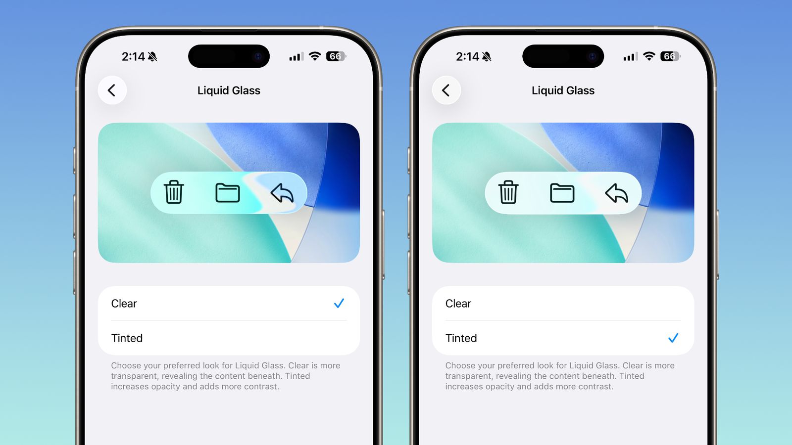 iOS 26.1 Beta 4发布 允许用户使用新开关控制液体玻璃透明度 iOS 26.1 Beta 4发布 允许用户使用新开关控制液体玻璃透明度