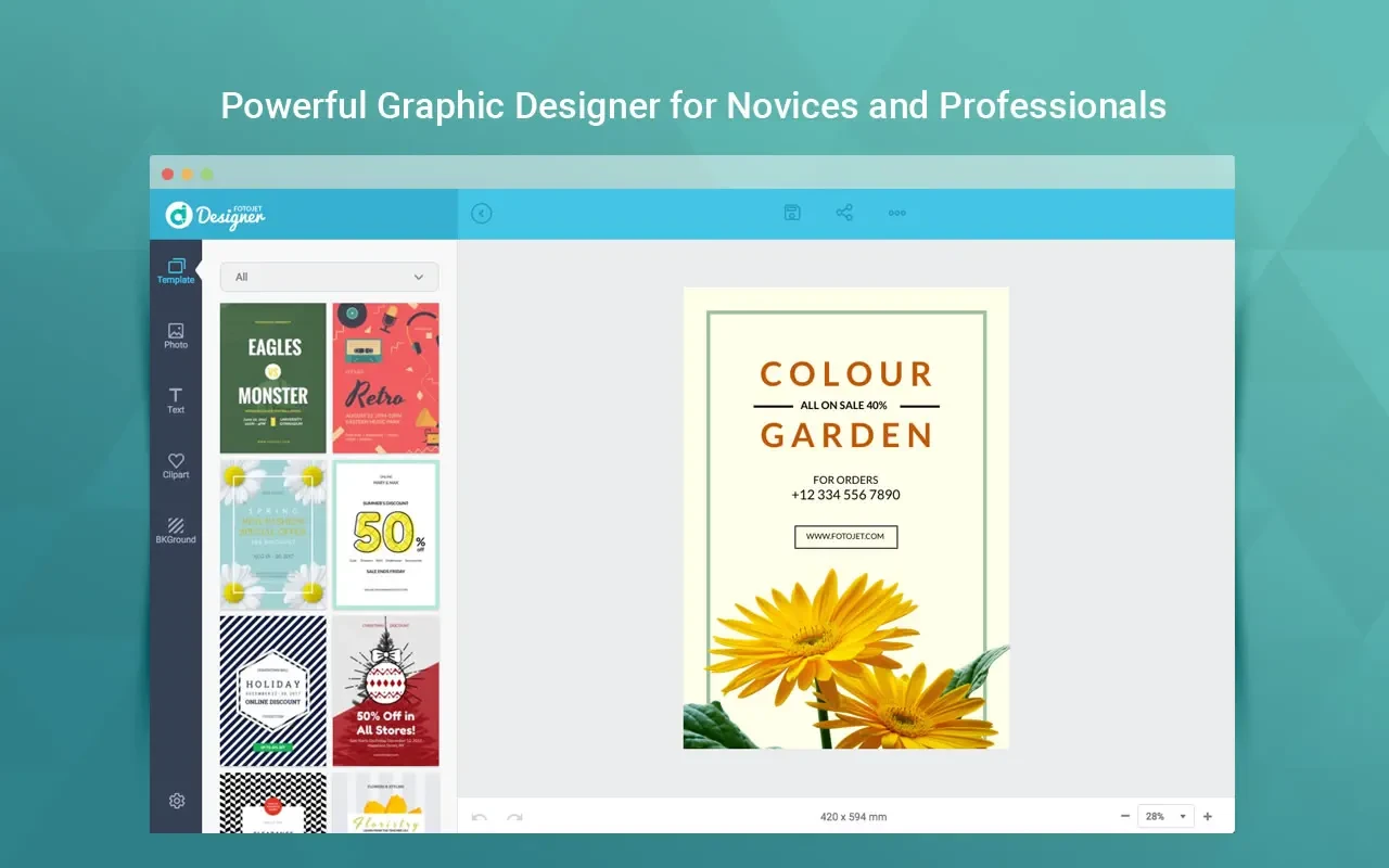 FotoJet Designer v1.2.2 图形设计工具 FotoJet Designer v1.2.2 图形设计工具