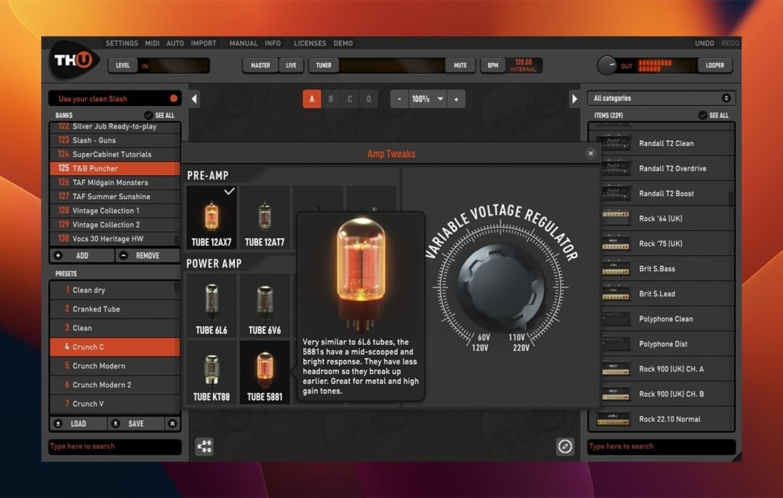 Overloud TH-U Premium v2.0.8 吉他放大器建模软件