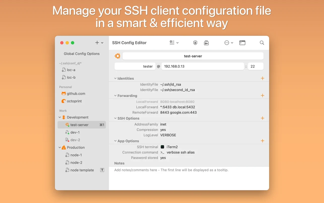SSH Config Editor v2.6.10 SSH配置编辑器