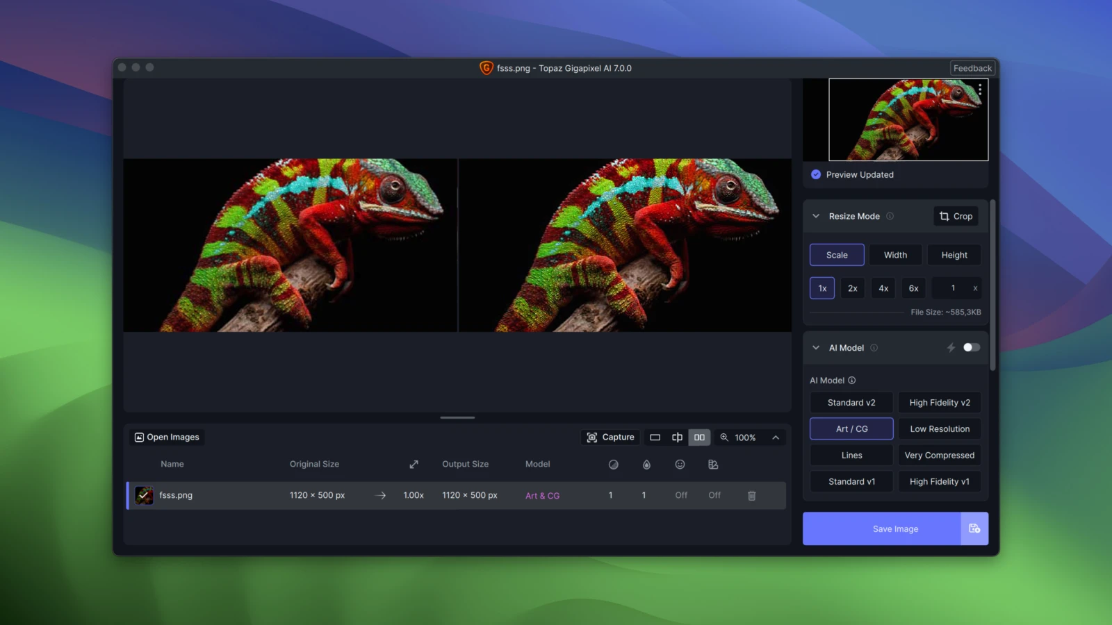 新版 Topaz Gigapixel AI v1.0.4 智能图像放大软件