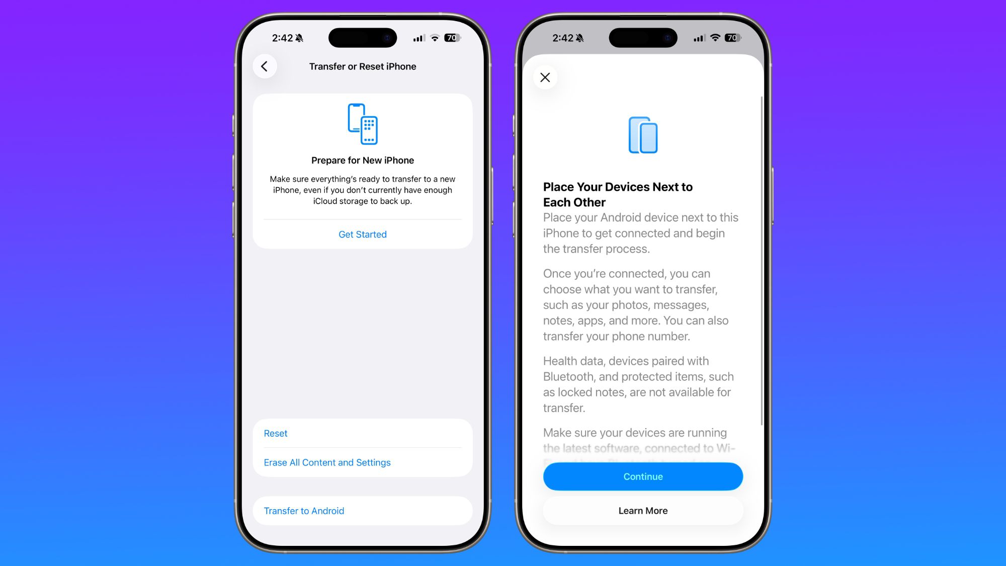 iOS 26.3 新增原生迁移工具：从 iPhone 转投 Android 更容易