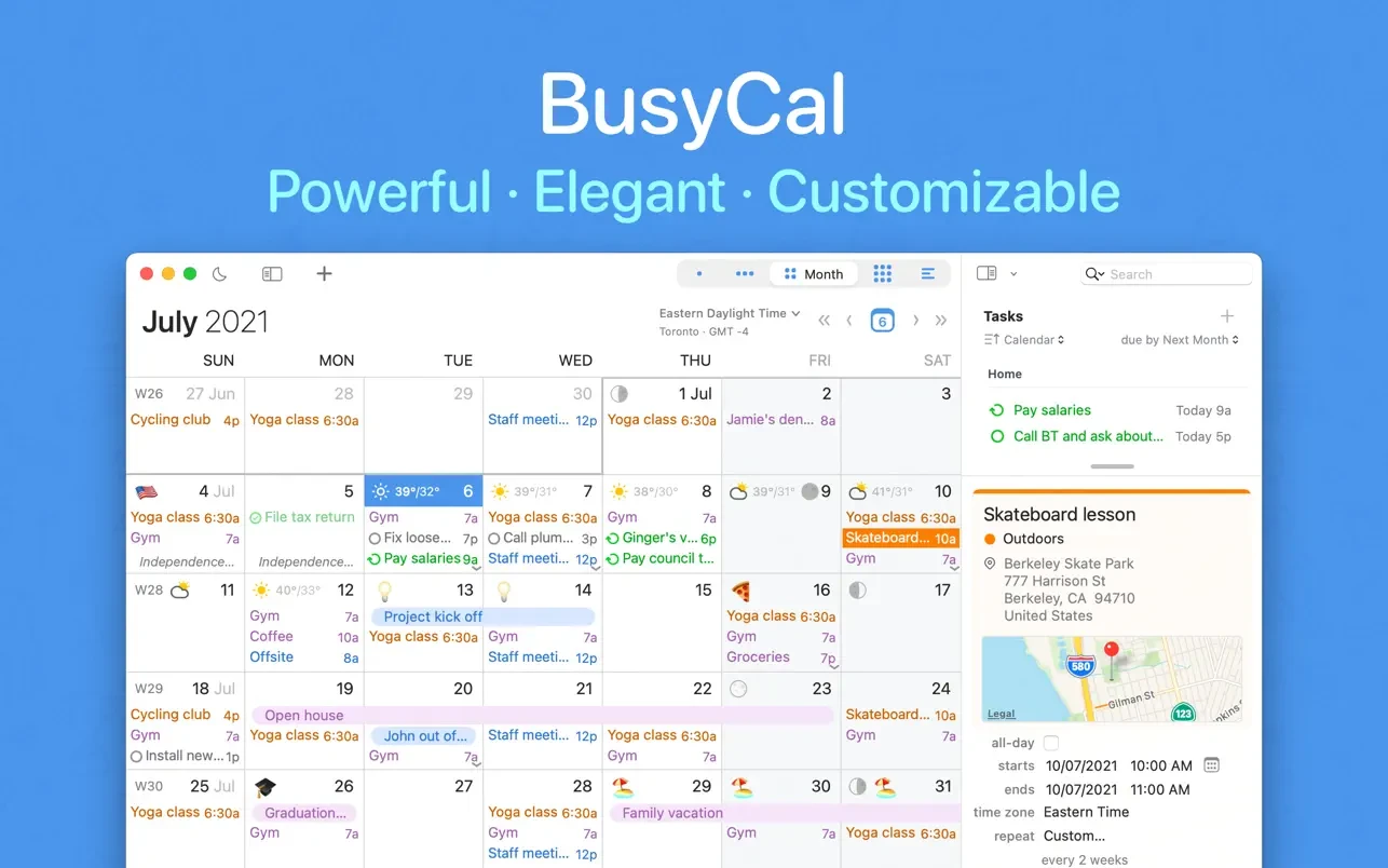 BusyCal v2026.1.1 灵活可靠的日历应用