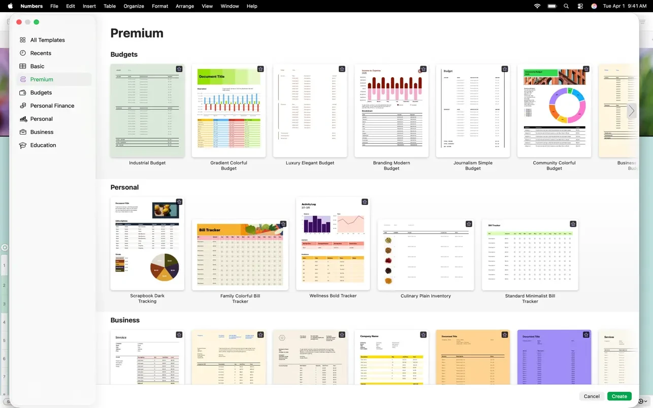 Numbers Creator Studio v15.1 Mac上的Excel平替表格文件编辑软件