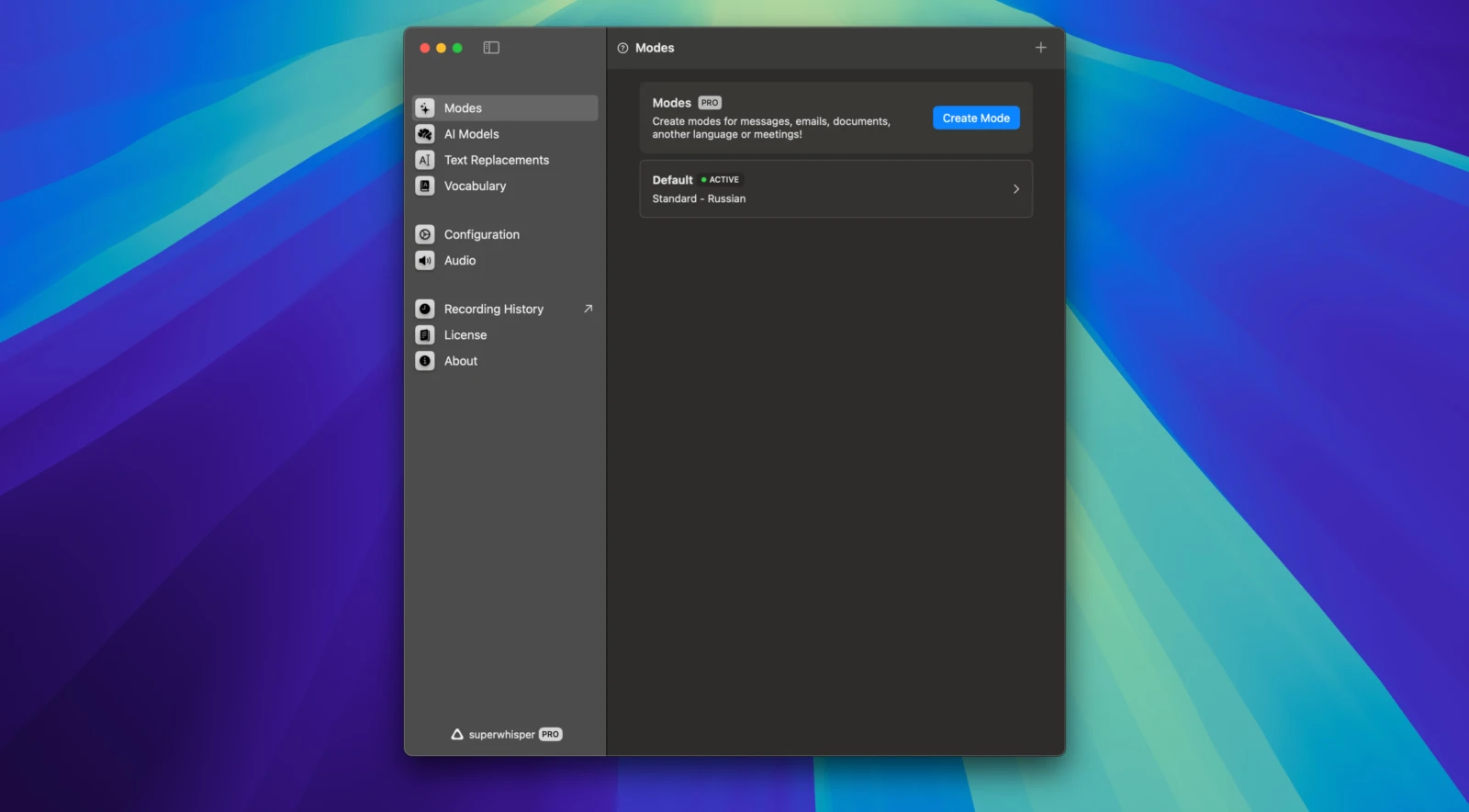 Superwhisper v2.10.0 AI驱动的语音转文本工具