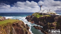 Fanad,爱尔兰,灯塔,风景,4K壁纸 3840x2160
