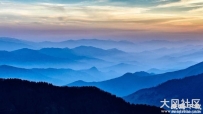 连绵山峰,连绵起伏的山8K风景壁纸 8192x3794