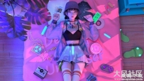 赛博朋克风格奇幻少女 集原美电脑4k壁纸 3840x2160