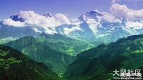 瑞士,伯尔尼阿尔卑斯山,少女峰4K风景壁纸 3840x2160
