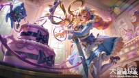LOL英雄联盟灵罗娃娃 咖啡甜心 格温8K高清壁纸 7680x4320